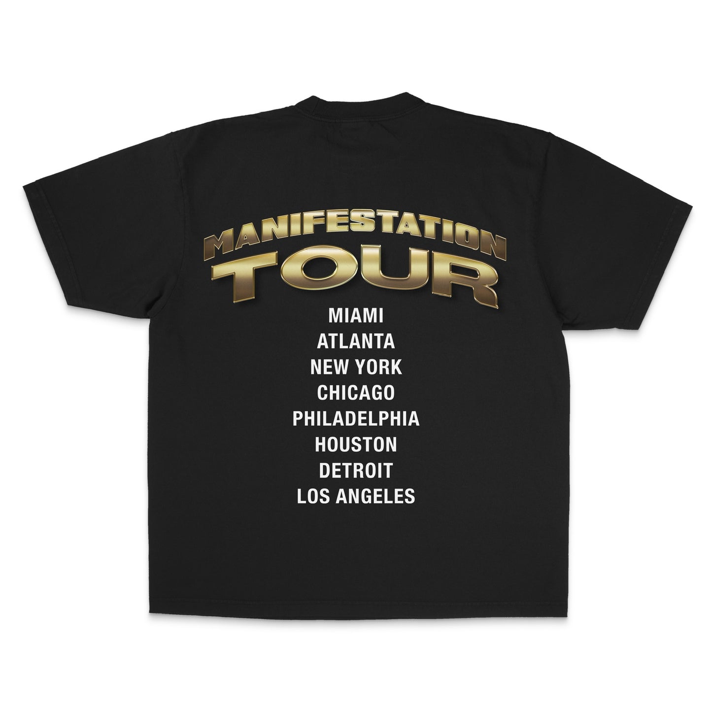 Black Manifestation Tour Tees
